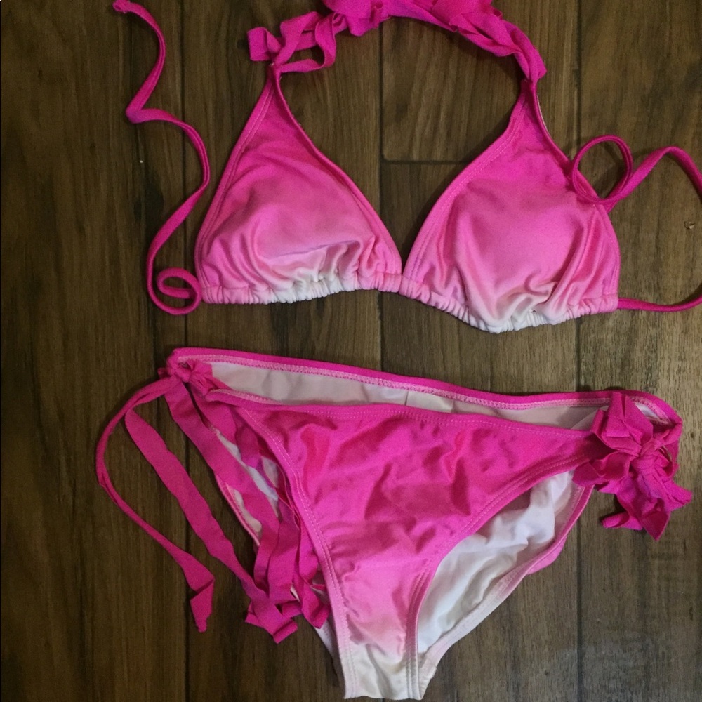 Pink swimsuit